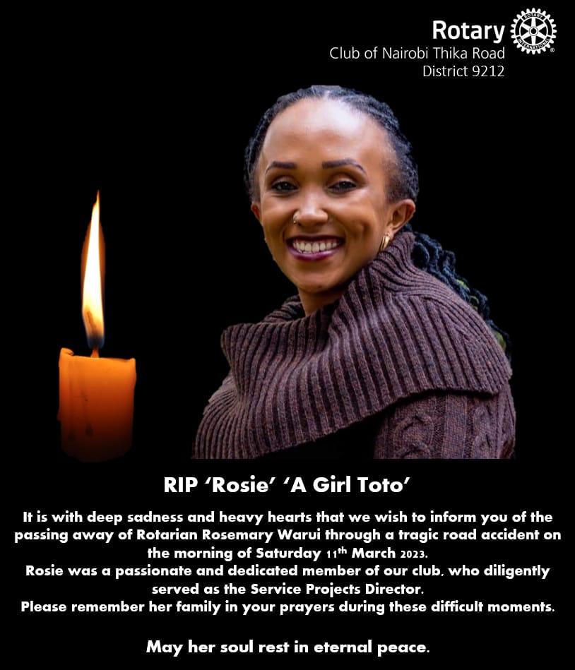 In Loving Memory of Rotarian Rosemary Warui