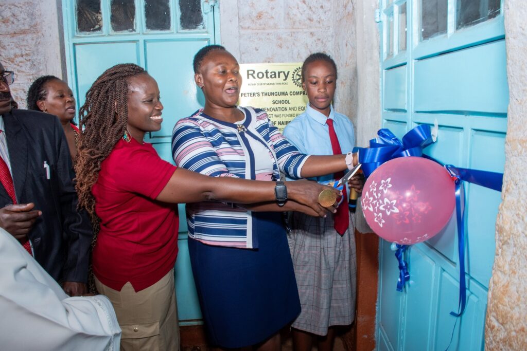 A Day of Transformation: Rotary Handsover Refurbished Library & Learning Materials to Thunguma Comprehensive School — photograph 2